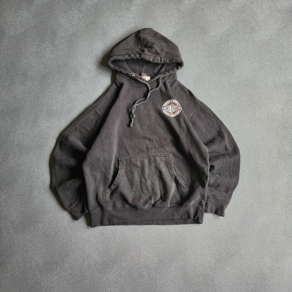 Vintage Independent Truck Company Built to Grind Black Hoodie Medium